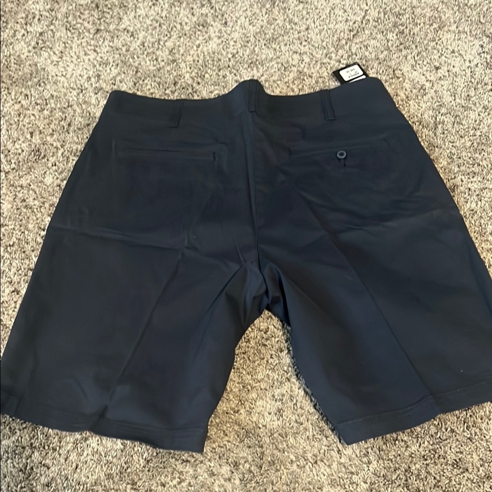 Lee Blue Flat Front Shorts Casual Style - Picture 2 of 3